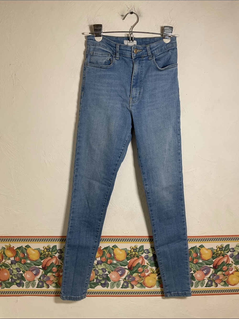 Forever 21 High Rise Skinny Jeans Medium Wash Size 27